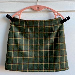 Forever 21 Plaid Wool School Girl Skirt